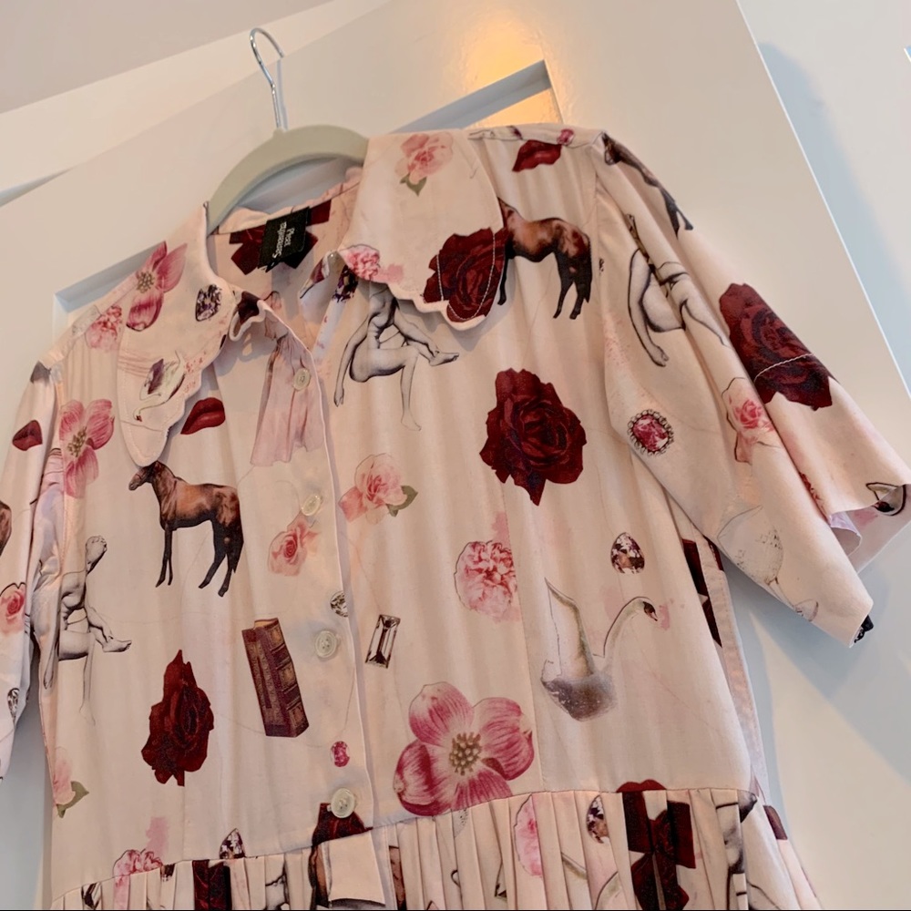 AMAZING Samantha Pleet Patterned Dress